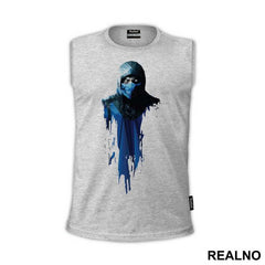 Sub Zero Polygonal Art - Mortal Kombat