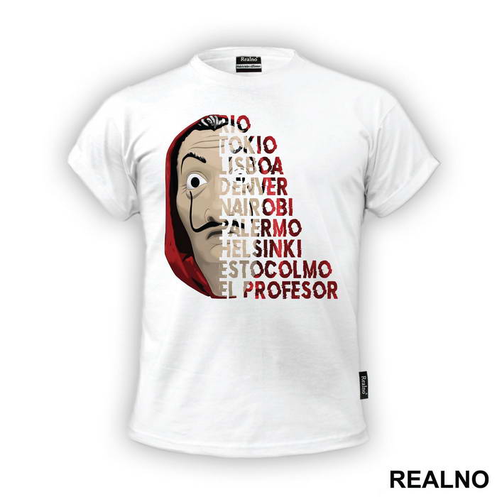 New Team - Dali Mask - La Casa de Papel - Money Heist - Majica