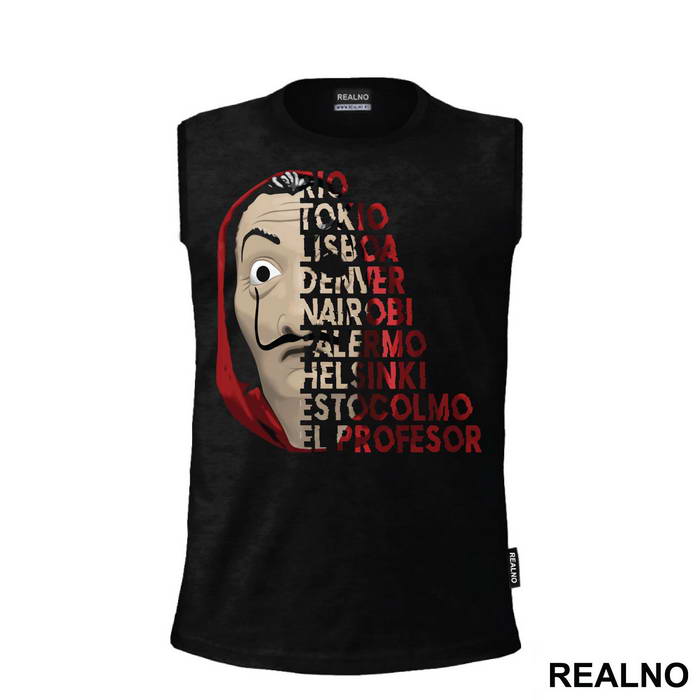 New Team - Dali Mask - La Casa de Papel - Money Heist - Majica
