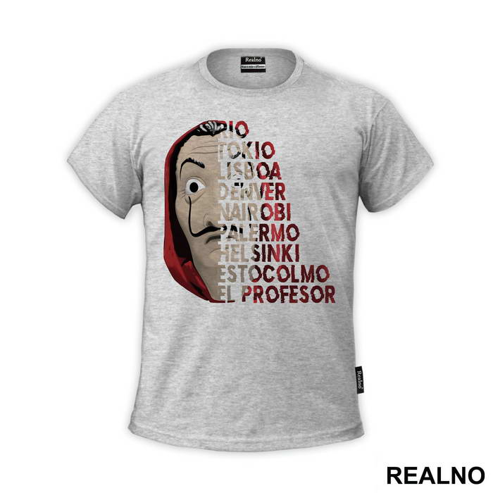 New Team - Dali Mask - La Casa de Papel - Money Heist - Majica