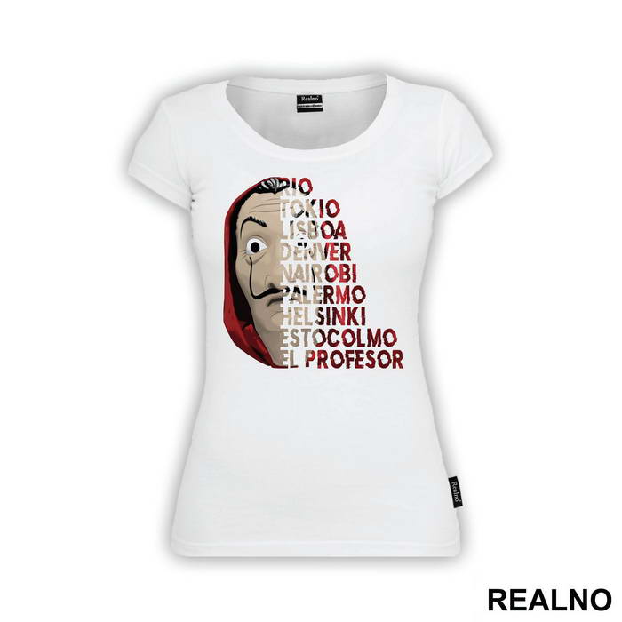 New Team - Dali Mask - La Casa de Papel - Money Heist - Majica