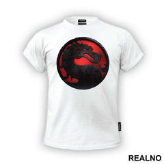 Mortal Kombat Red And Black Logo - Mortal Kombat