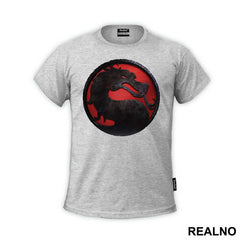 Mortal Kombat Red And Black Logo - Mortal Kombat