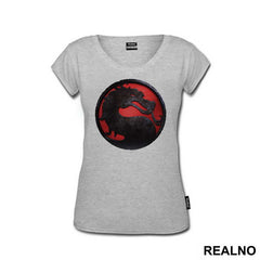 Mortal Kombat Red And Black Logo - Mortal Kombat