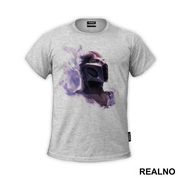 Human Smoke Portrait Illustration - Mortal Kombat