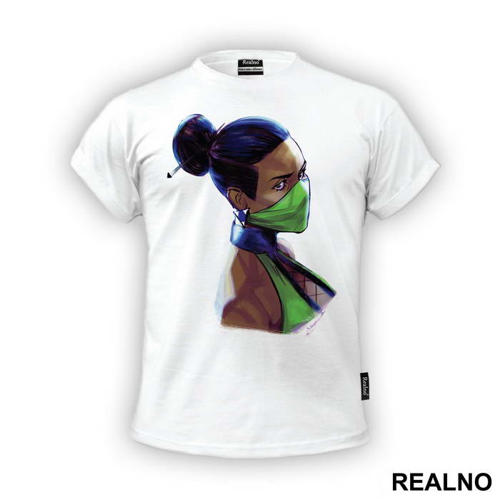 Jade Portrait Illustration - Mortal Kombat