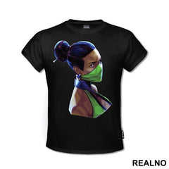 Jade Portrait Illustration - Mortal Kombat
