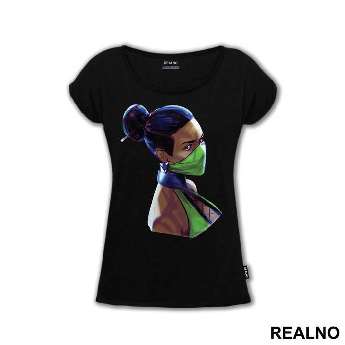 Jade Portrait Illustration - Mortal Kombat