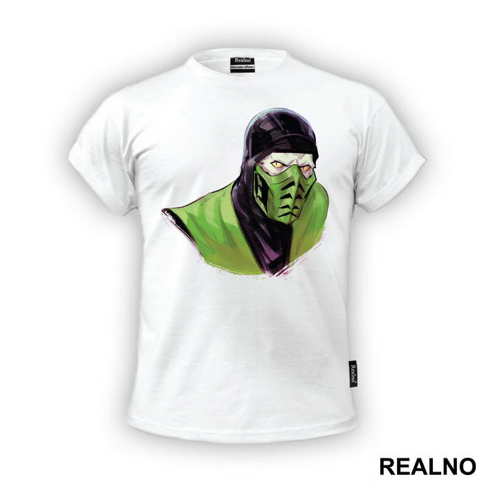 Reptile Portrait Illustration - Mortal Kombat