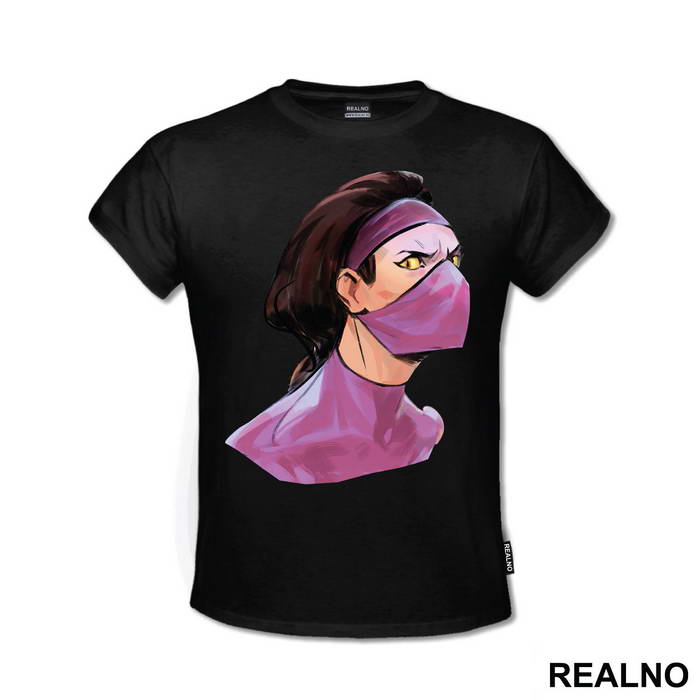 Mileena Portrait Illustration - Mortal Kombat