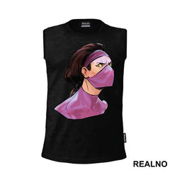 Mileena Portrait Illustration - Mortal Kombat