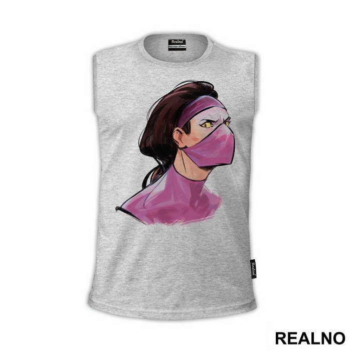 Mileena Portrait Illustration - Mortal Kombat