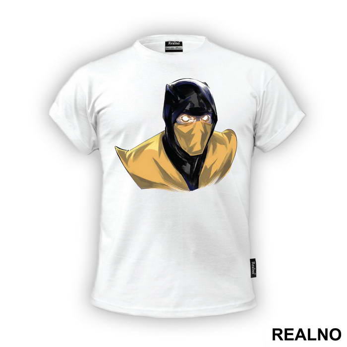 Scorpion Portrait Illustration - Mortal Kombat