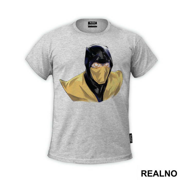 Scorpion Portrait Illustration - Mortal Kombat