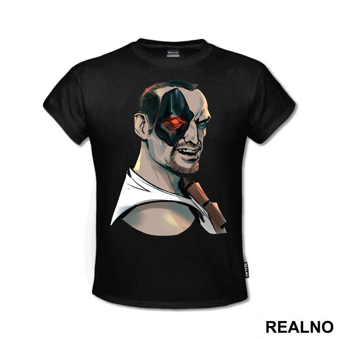 Kano Portrait Illustration - Mortal Kombat