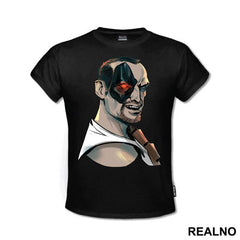 Kano Portrait Illustration - Mortal Kombat