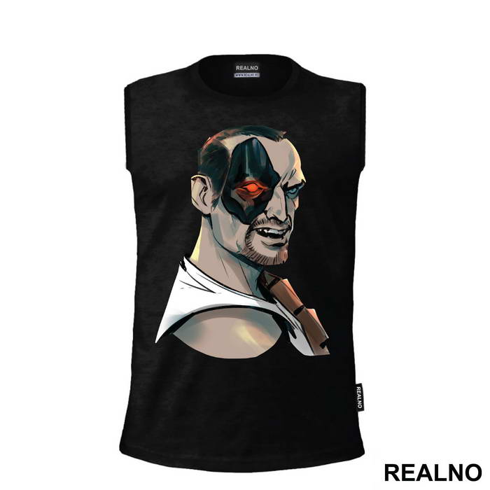 Kano Portrait Illustration - Mortal Kombat