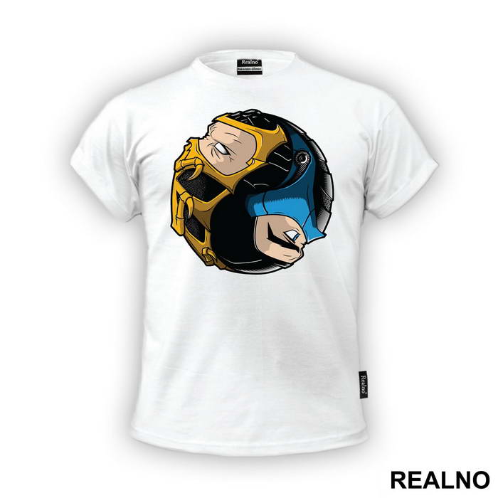Scorpion And Sub Zero Yin Yang - Mortal Kombat