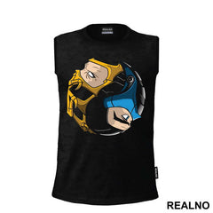 Scorpion And Sub Zero Yin Yang - Mortal Kombat