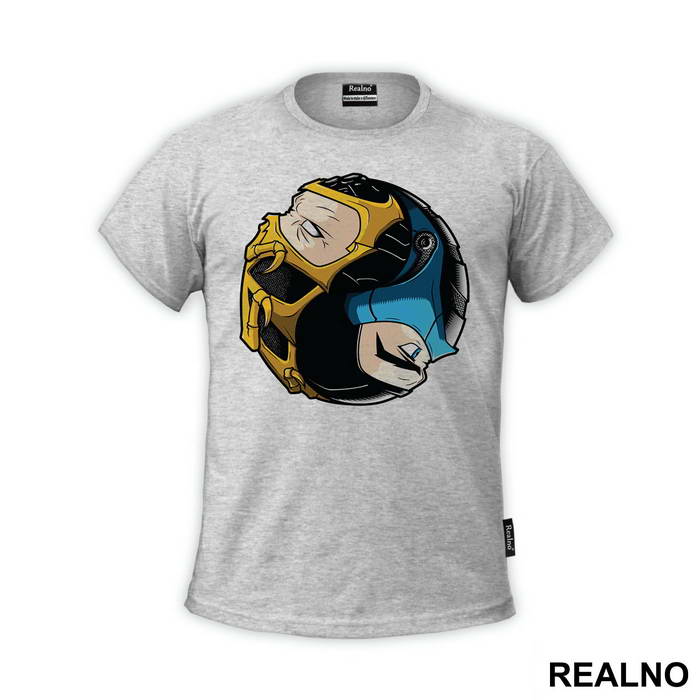 Scorpion And Sub Zero Yin Yang - Mortal Kombat