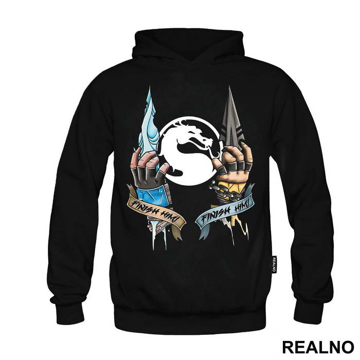 Finish Him Sub Zero Scorpion - Mortal Kombat