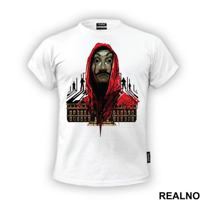 Dali Mask And Silhouettes - La Casa de Papel - Money Heist - Majica