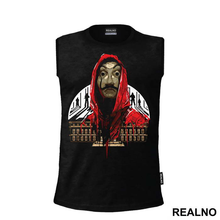 Dali Mask And Silhouettes - La Casa de Papel - Money Heist - Majica