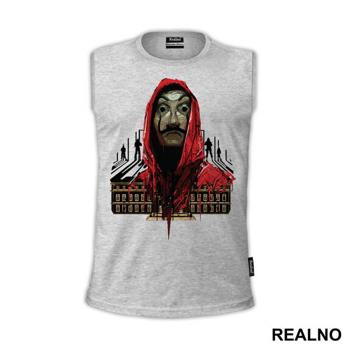 Dali Mask And Silhouettes - La Casa de Papel - Money Heist - Majica