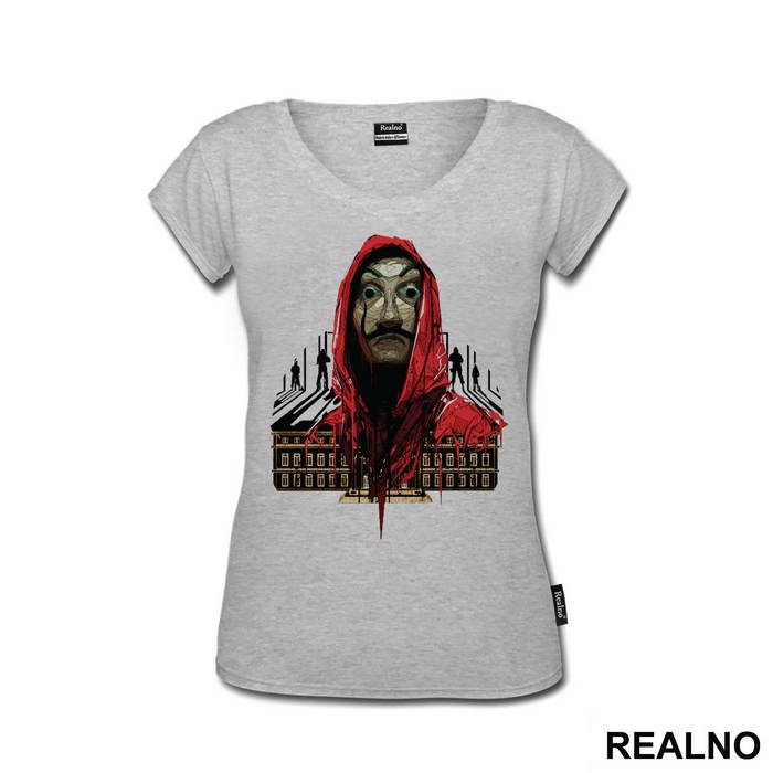Dali Mask And Silhouettes - La Casa de Papel - Money Heist - Majica