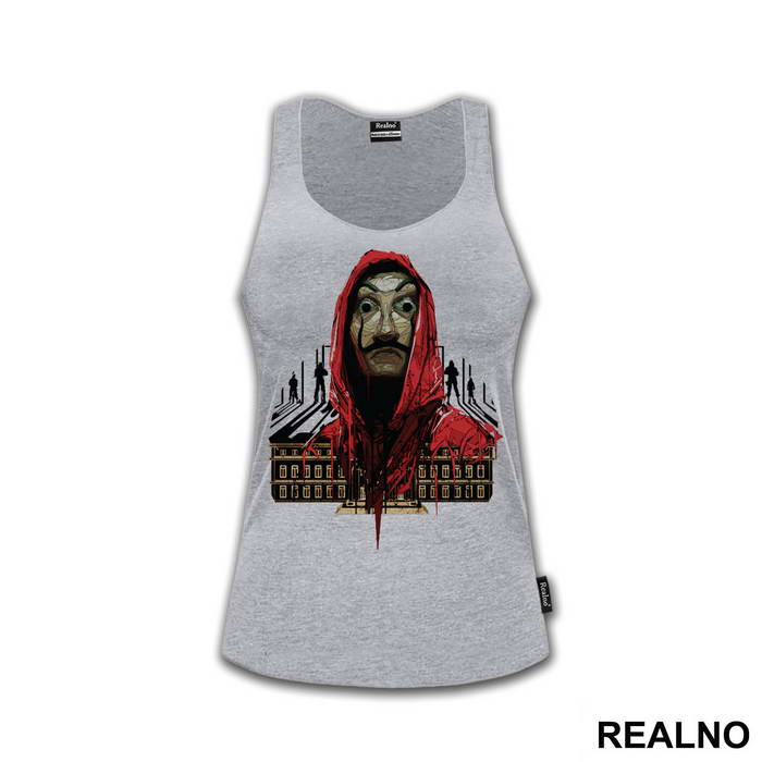 Dali Mask And Silhouettes - La Casa de Papel - Money Heist - Majica