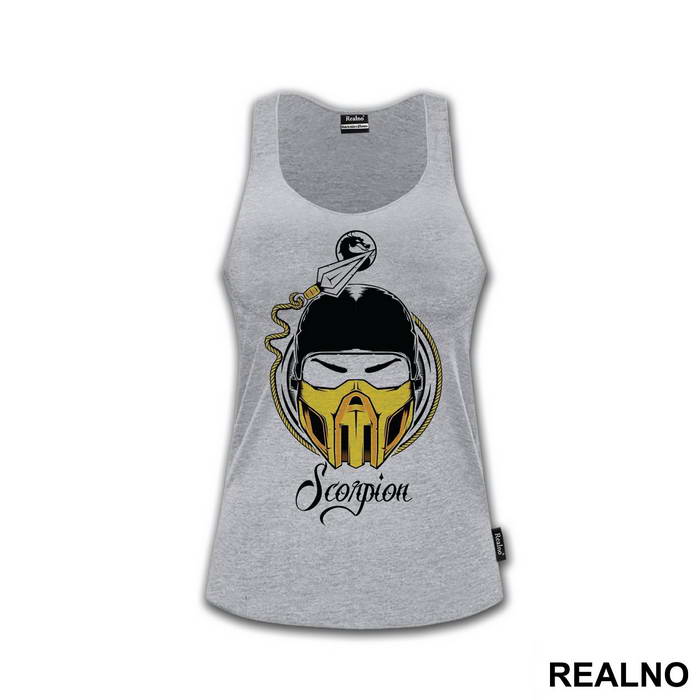 Scorpion Head Illustration - Mortal Kombat