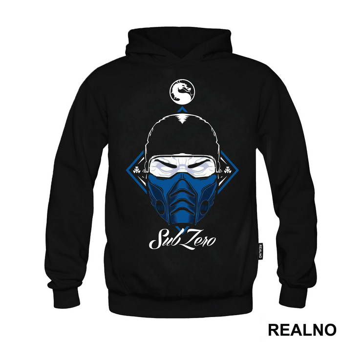 Sub Zero Head Illustration - Mortal Kombat