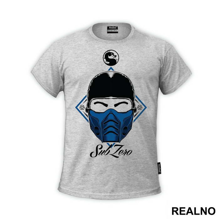 Sub Zero Head Illustration - Mortal Kombat
