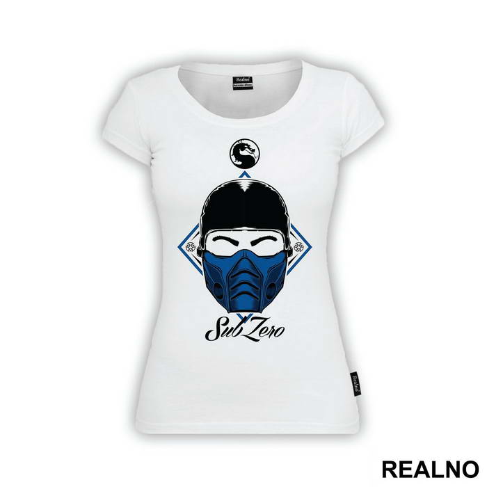 Sub Zero Head Illustration - Mortal Kombat