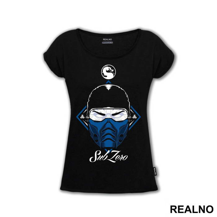 Sub Zero Head Illustration - Mortal Kombat