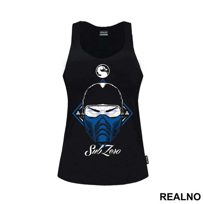 Sub Zero Head Illustration - Mortal Kombat