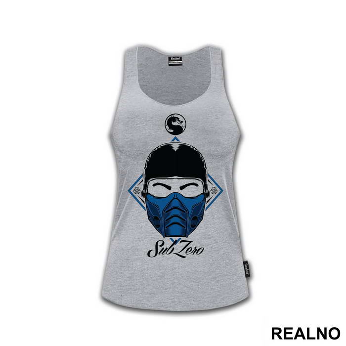 Sub Zero Head Illustration - Mortal Kombat