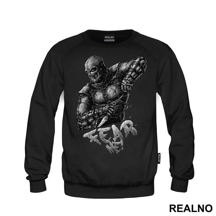 OUTLET Crni muški duks veličine XL bez kapiljače - MK - 8208 - D
