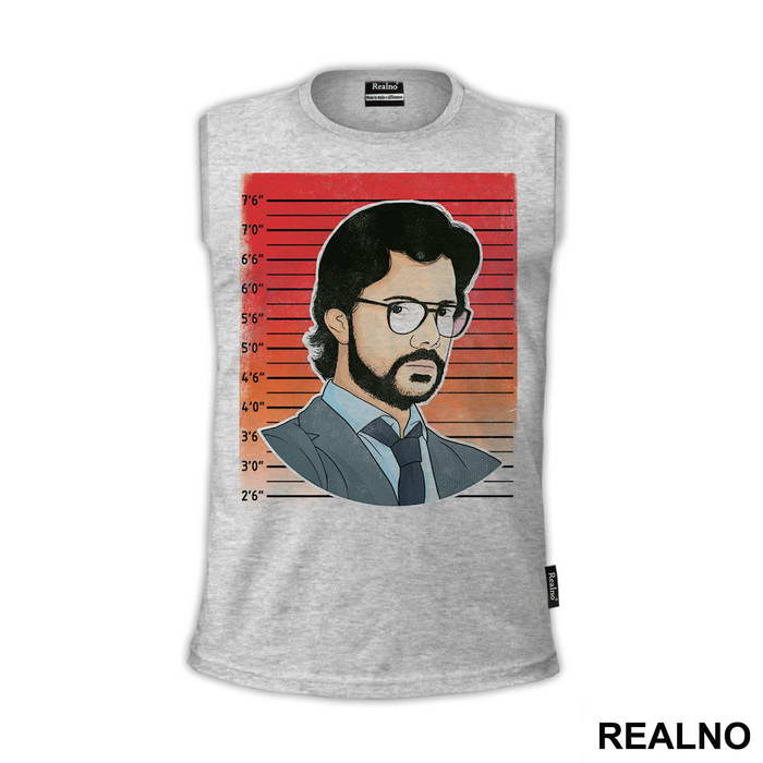 The Professor - El Profesor Mugshot - La Casa de Papel - Money Heist - Majica
