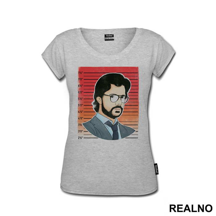 The Professor - El Profesor Mugshot - La Casa de Papel - Money Heist - Majica