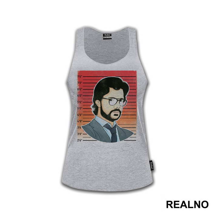 The Professor - El Profesor Mugshot - La Casa de Papel - Money Heist - Majica