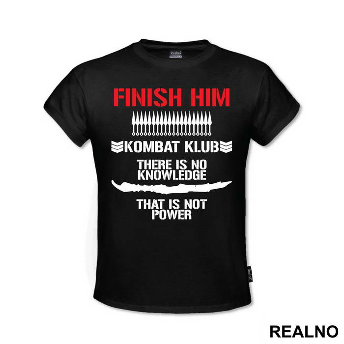 Finish Him Kombat Klub - Mortal Kombat