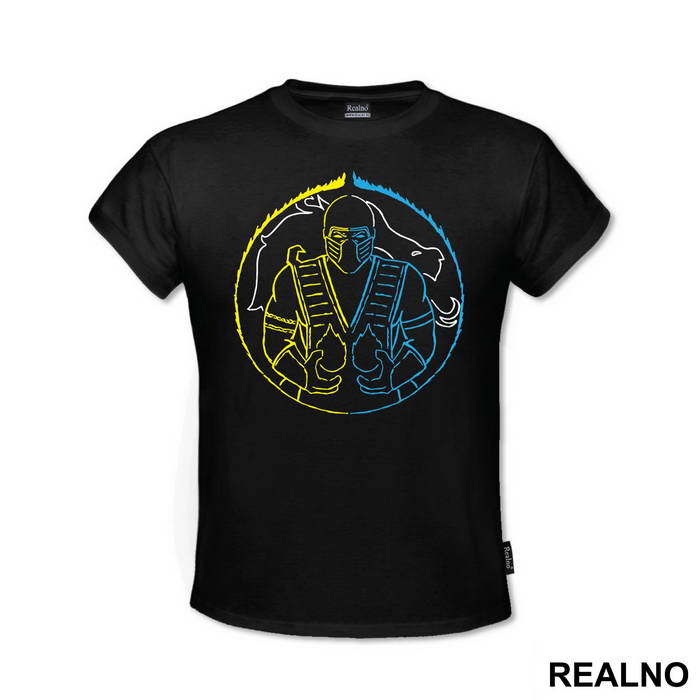 Half Scorpion Half Sub Zero Circle - Mortal Kombat