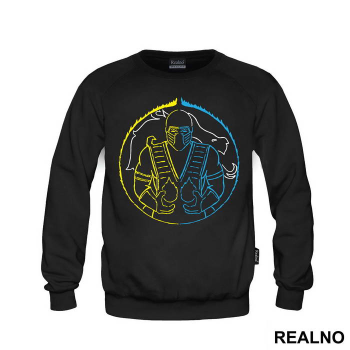 Half Scorpion Half Sub Zero Circle - Mortal Kombat