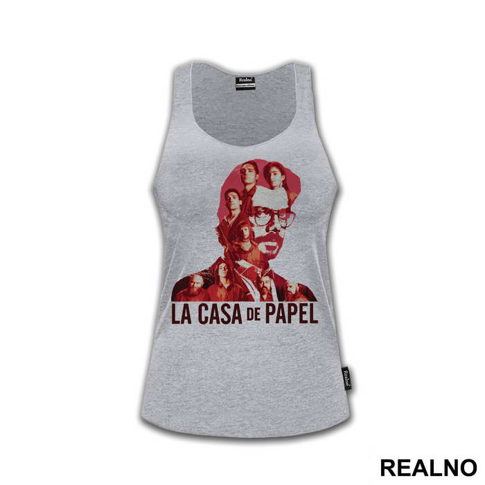 The Professor - El Profesor Double Exposure - La Casa de Papel - Money Heist - Majica