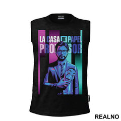 The Professor - El Profesor RGB Split - La Casa de Papel - Money Heist - Majica