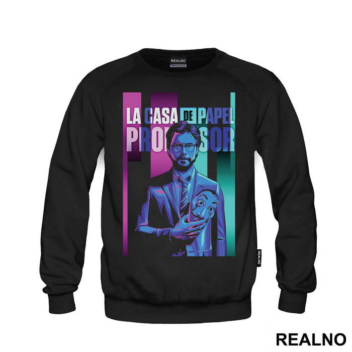 The Professor - El Profesor RGB Split - La Casa de Papel - Money Heist - Majica