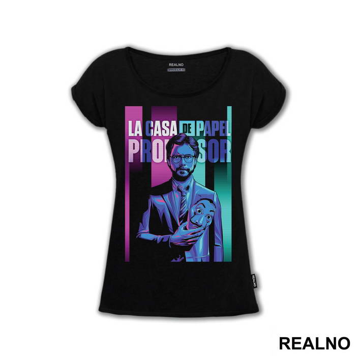 The Professor - El Profesor RGB Split - La Casa de Papel - Money Heist - Majica