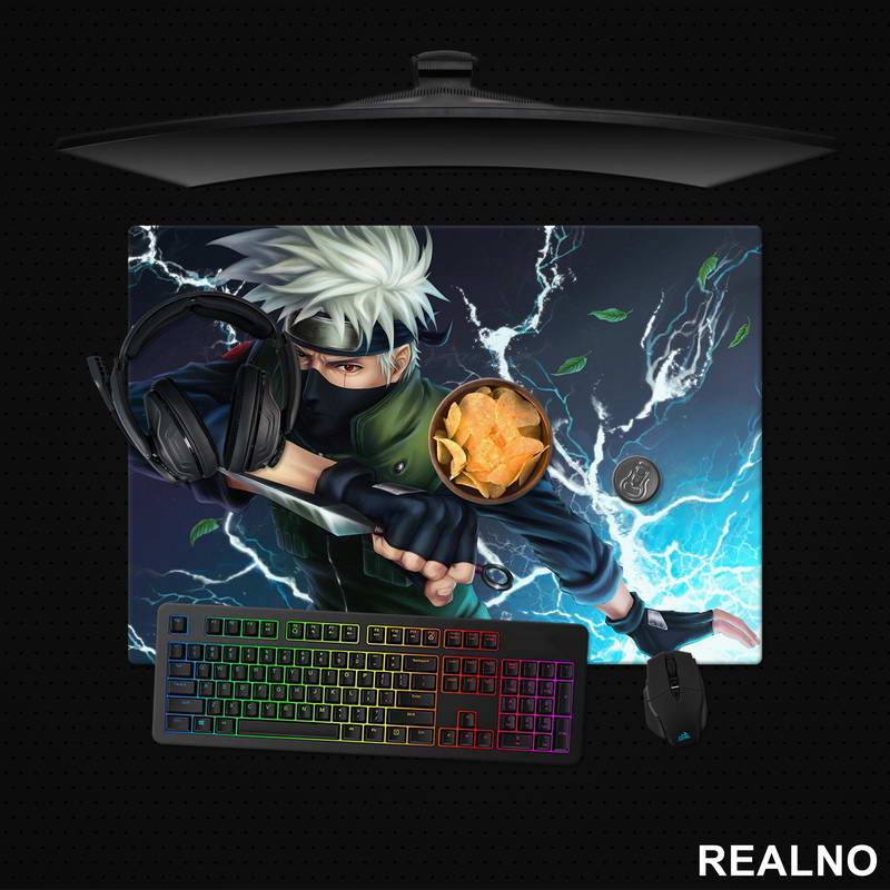 Kakashi With Knife - Naruto - Podmetač za sto