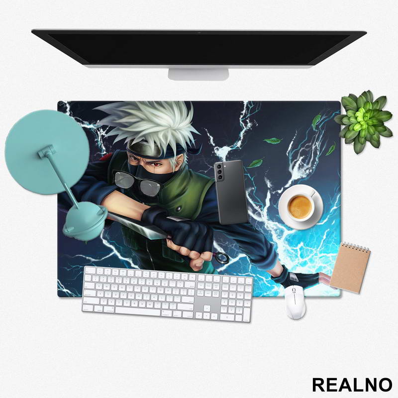 Kakashi With Knife - Naruto - Podmetač za sto